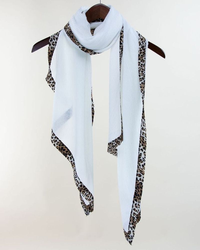 Ribbed Thin AP Scarf