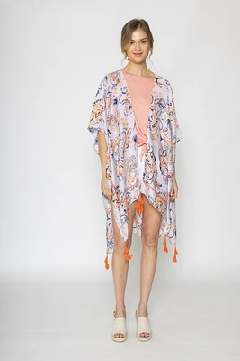 Paisley Tassel Kimono