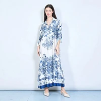 Crema Silk Dress