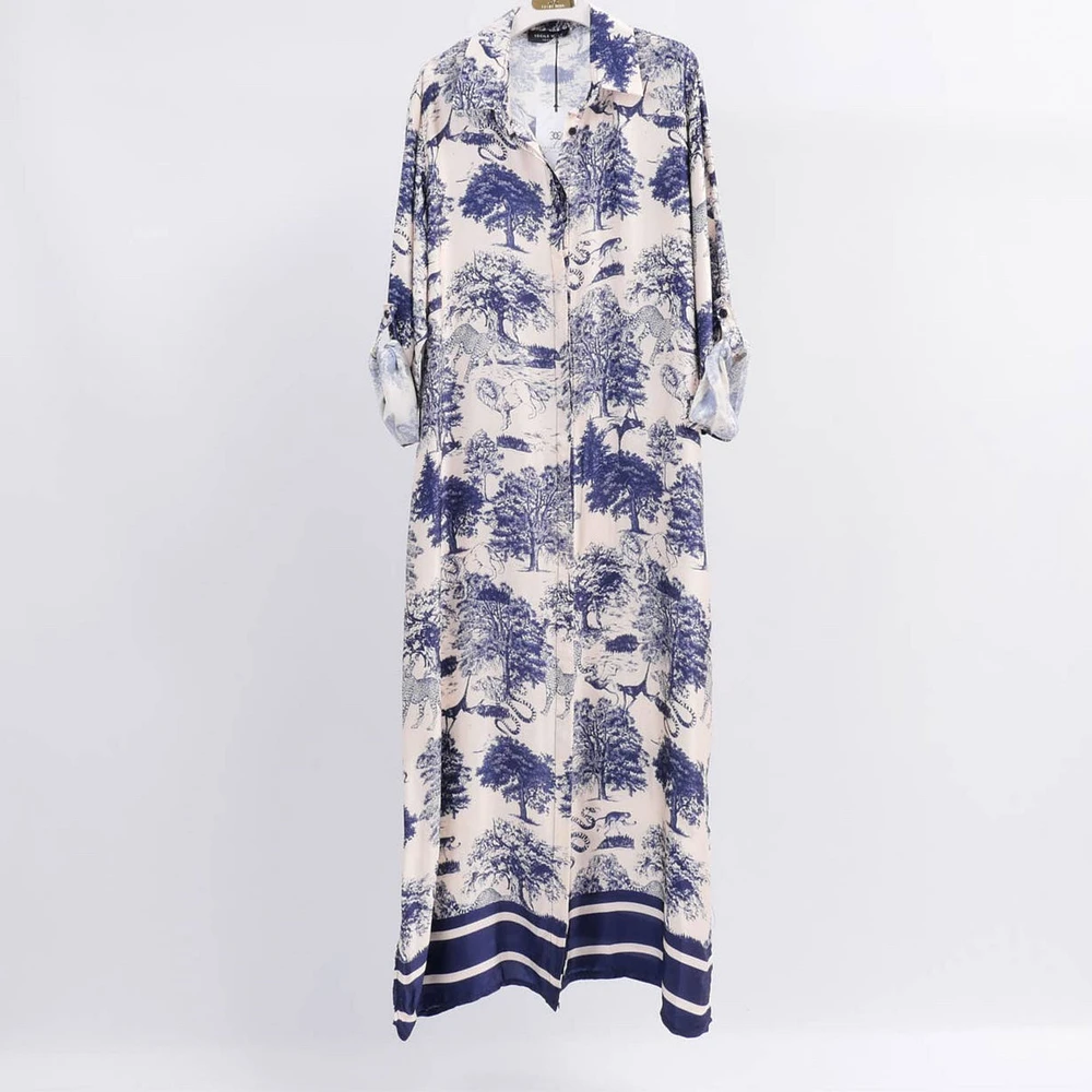 Dream Forest Silk Dress