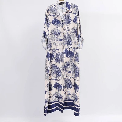 Dream Forest Silk Dress