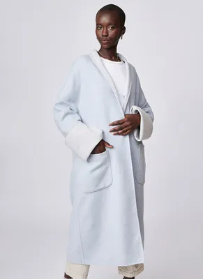 Dual-Toned Long Coat