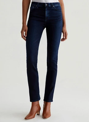 Mari Extended Mid-Rise Slim Straight