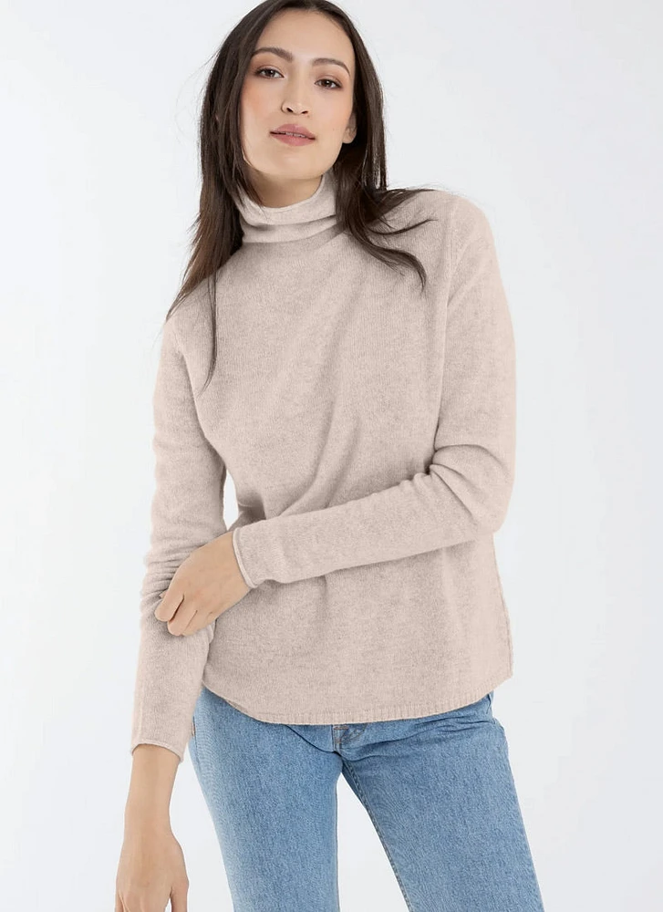 Harper Cashmere Funnel Neck Sweater