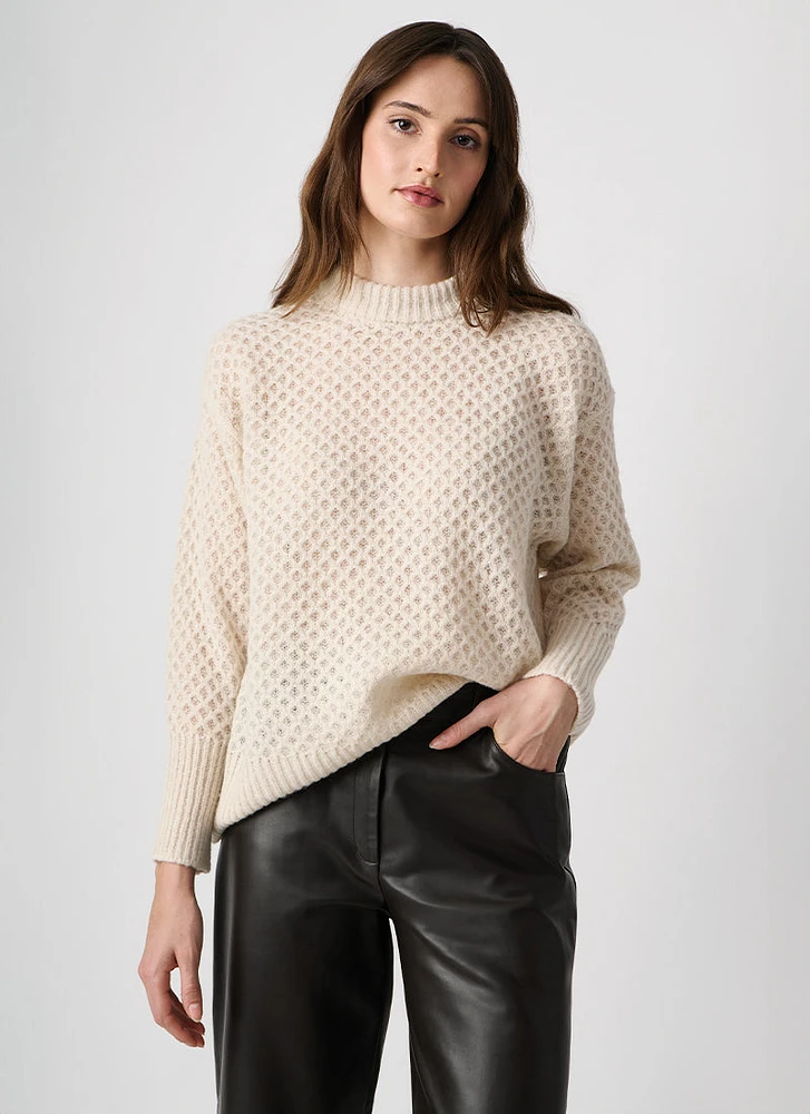 Gerione Honeycomb Crew Sweater