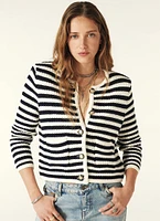 Gaspard Stripe Cardigan