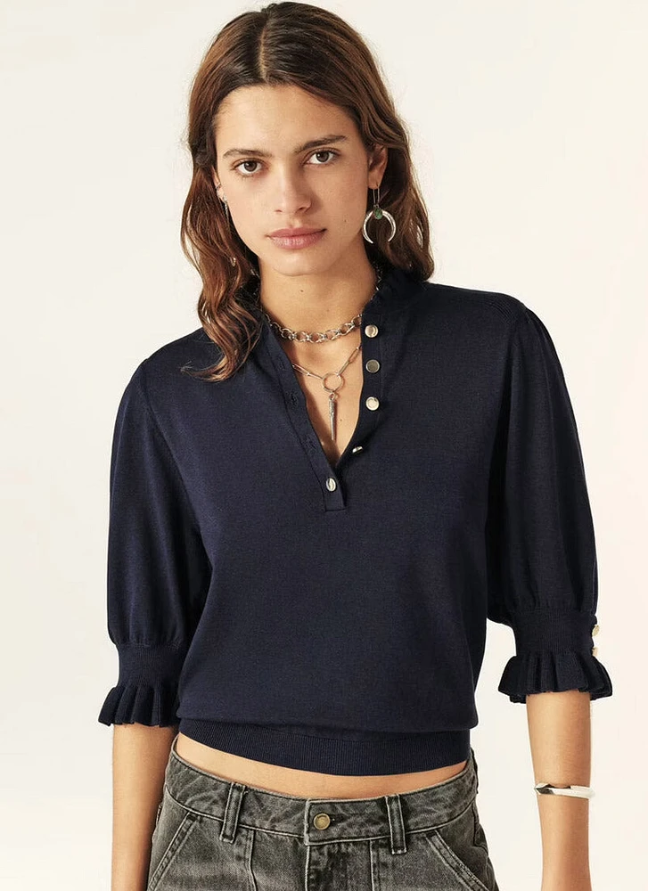 Sera Short-Sleeve Sweater