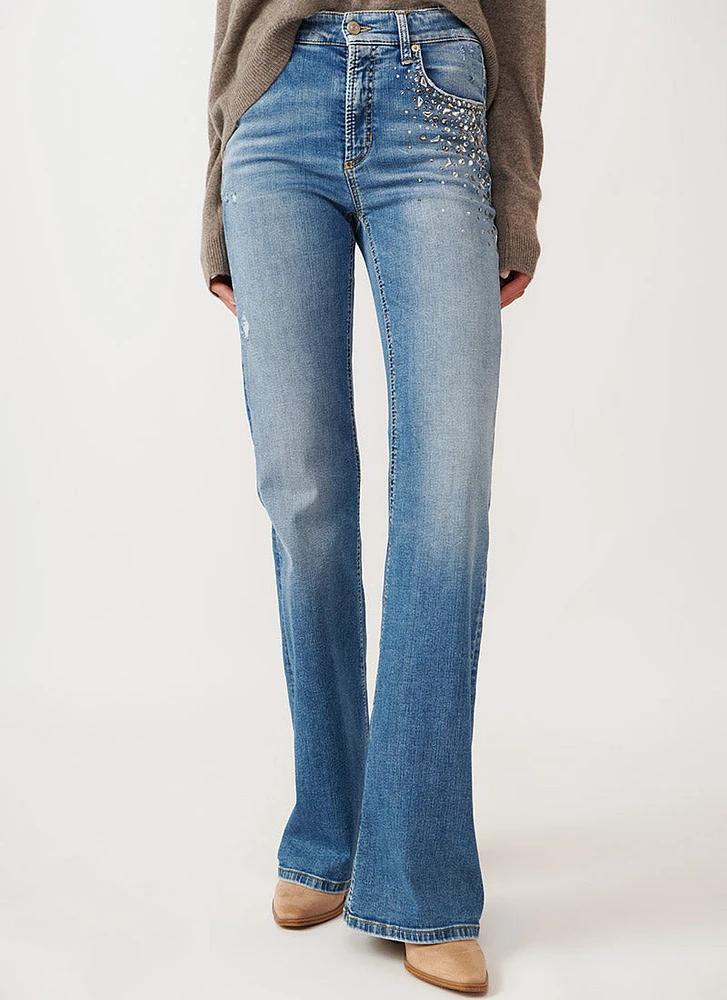 Fabienne Crystal Flare Jean