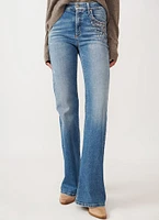 Fabienne Crystal Flare Jean