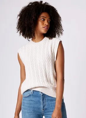 Cable Knit Gilet