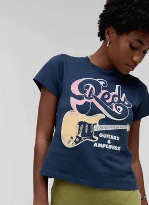 Reds Guitars and Amplifiers Vintage T-Shirt