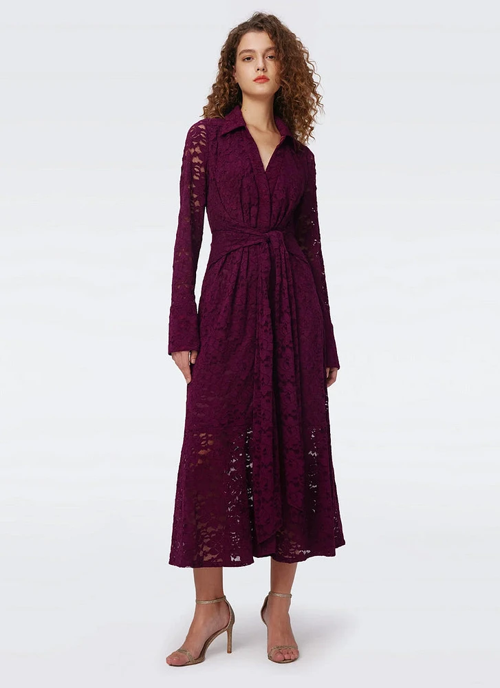 Regent Lace Midi Dress