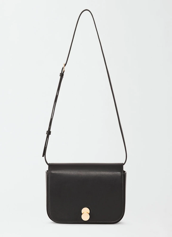 Leather Messenger Shoulder Bag