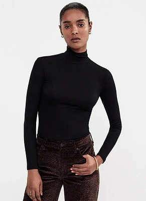 Lurex Turtleneck Top