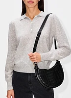 Scallop Polo Sweater