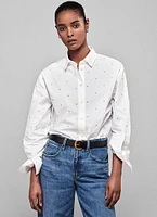 The Oversized Pearl Pocket Shirt