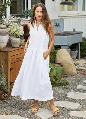 Daphne Sleeveless Popover Dress