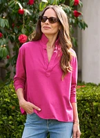 Patrick Popover Magenta Henley