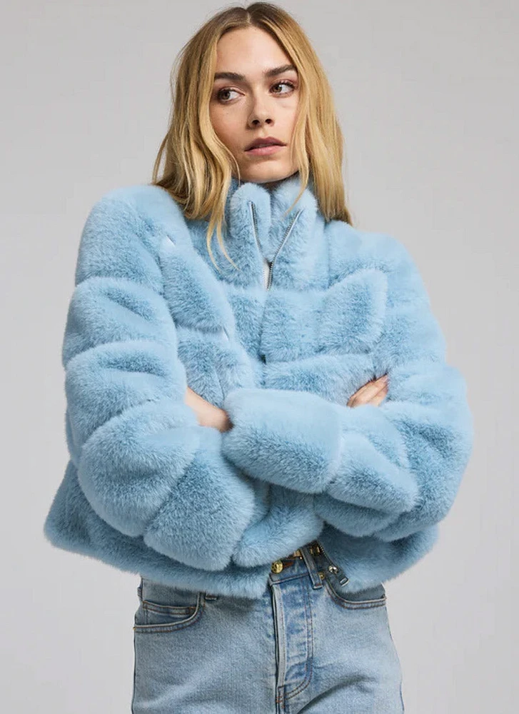 Tala Faux Fur Bomber