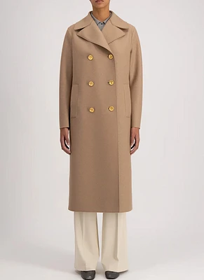 Military Pressed Wool Coat