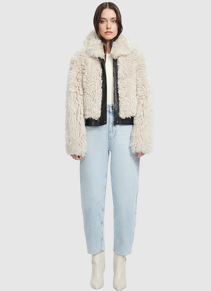 Parma Shearling Bomber Jacket