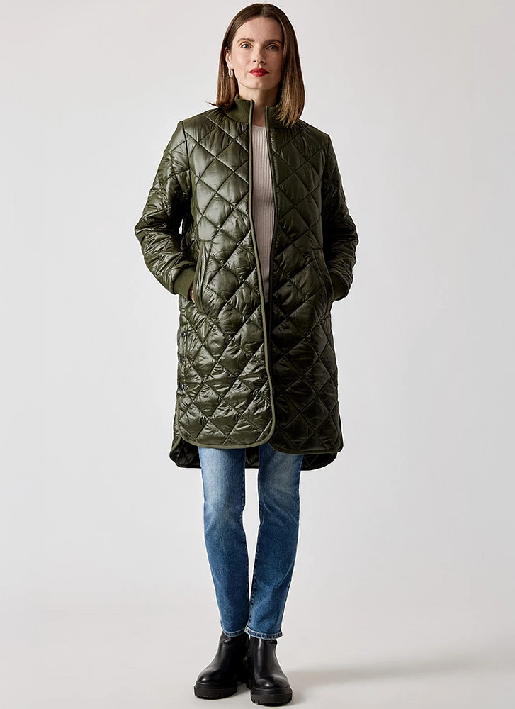 Pearl Long Quilted Jacket