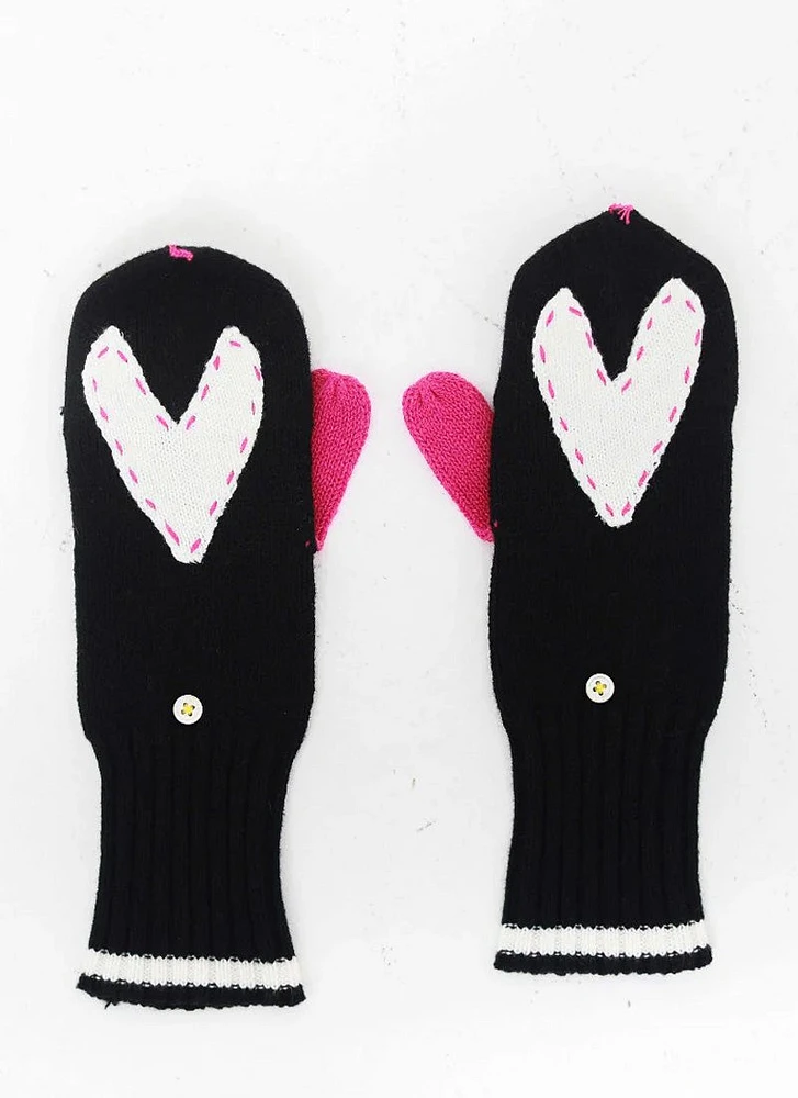 Heart Mitten