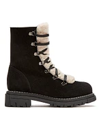 Diego Suede Combat Boot