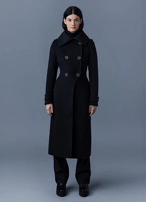 Elodie Double Face Wool Tailored Coat