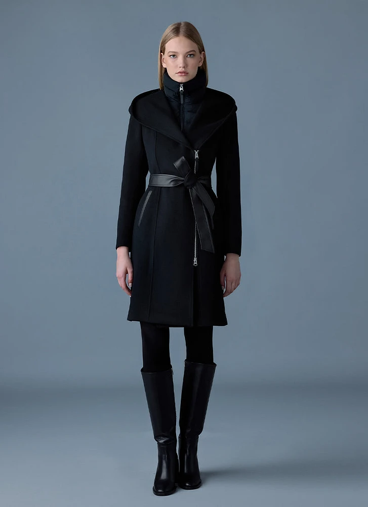 Shia Belted Wool Coat