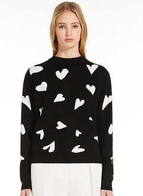 Arnold Hearts Crewneck Sweater