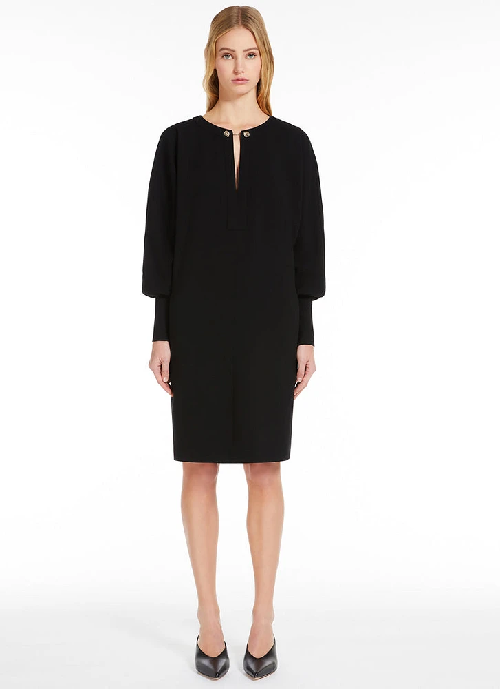 Asti Cady Long Sleeve Dress with Knit Cuff