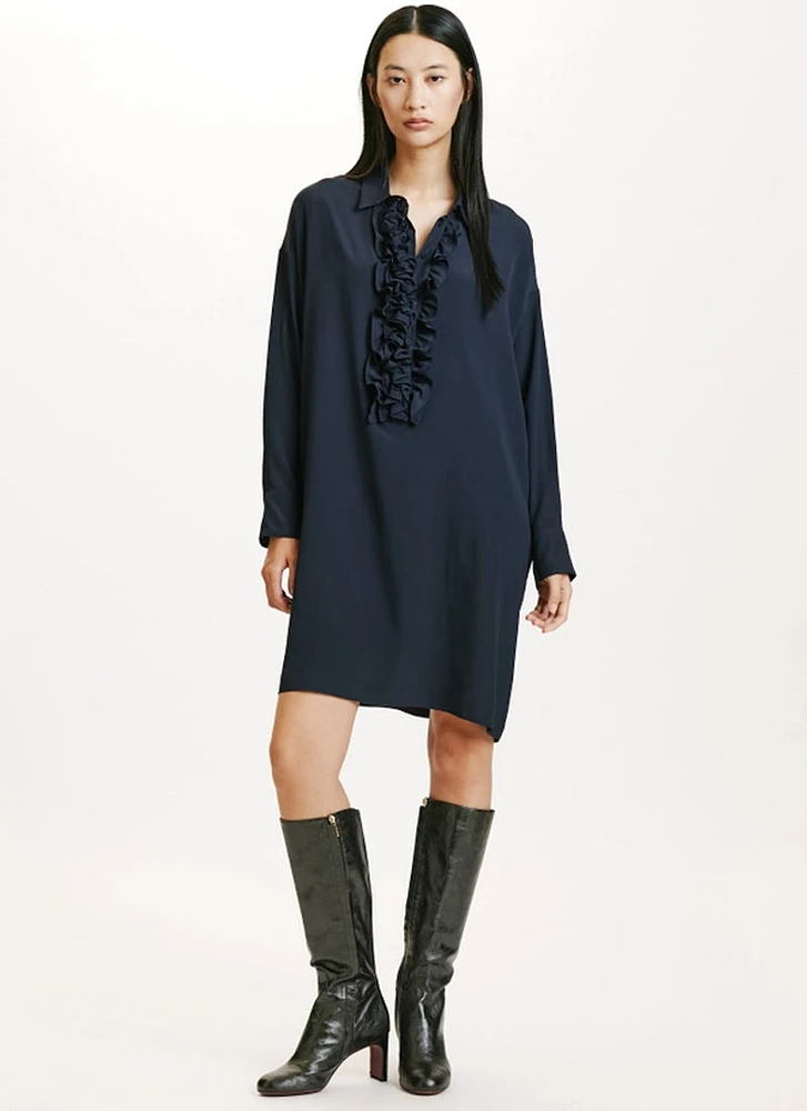 Kita Long-Sleeve Mini Dress