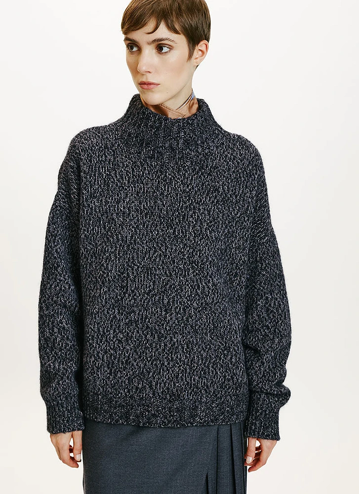 Uma Chunky Mock Neck Sweater