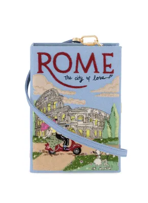 Rome The City of Love Strapped Clutch