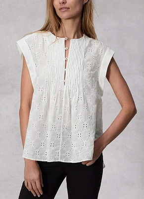 Gabby Embroidered Top
