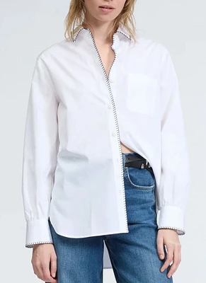 Maxine Blanket Stitch Shirt