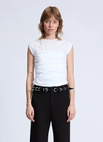 Mica Banded Top