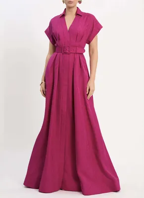 Cynthia Belted Gown
