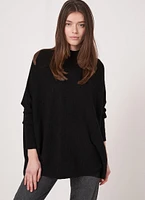 Wool Cashmere Tunic Sweater