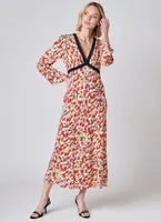 Tania Floral Print Midi Dress