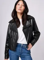 Erina Leather Biker Jacket