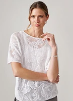 Cotton Lace T-Shirt