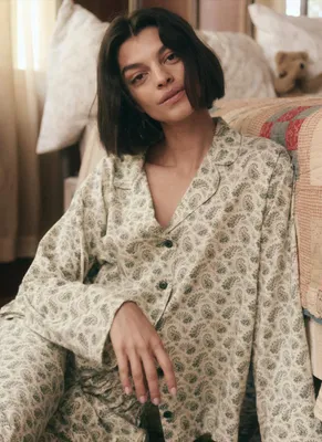 Paisley Pajama Top