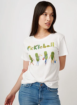 Pickleball Crewneck T-Shirt