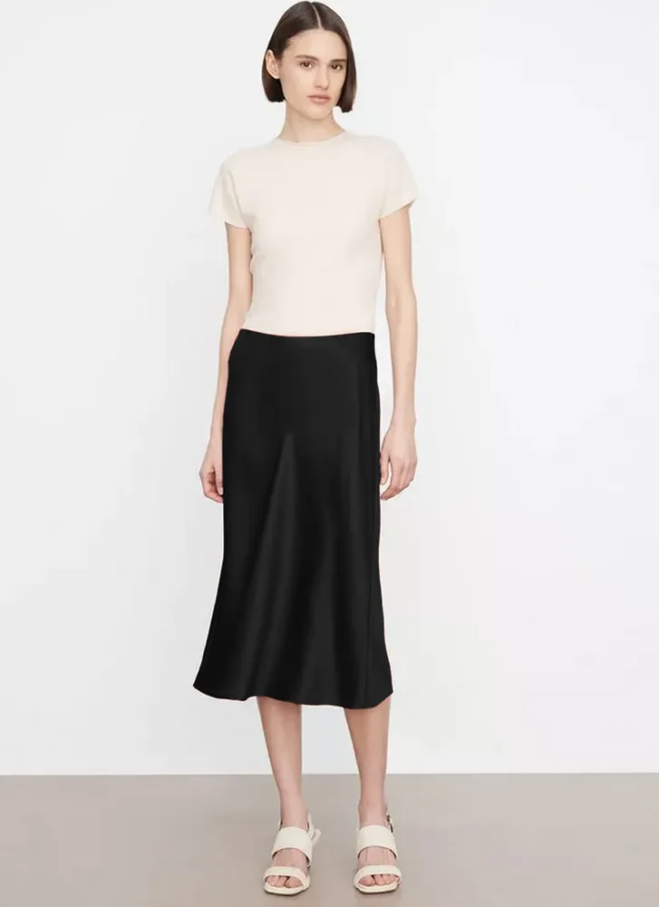 Slip Midi Skirt