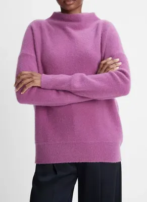 Cashmere Funnel Neck Sweater