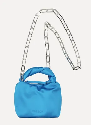 Ziggy Satin Micro Hobo Bag