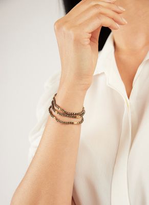 Sigrid Beaded Pyrite Bracelet