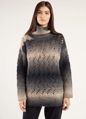 Alpaca Knit Statement Sweater